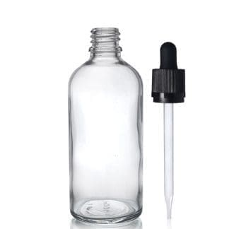 100ml Clear Bottle With Child Resistant Pipette
