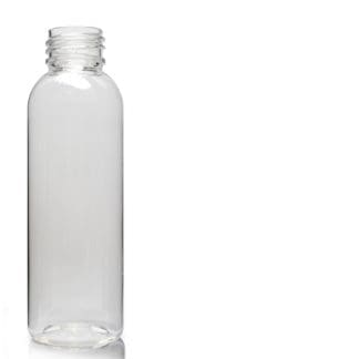 100ml Clear PET Boston Bottle