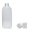 100ml Clear Oval Bottle With Disc-Top Cap