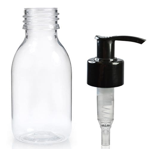 100ml plastic Sirop bottle W LP