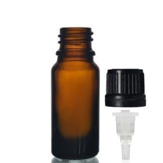 10ml Amber Dropper Bottle With Dropper Cap