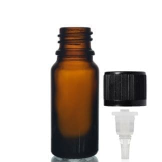 10ml Amber Bottle With Child Resistant Cap
