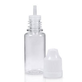 10ml Clear Plastic Dropper Bottle
