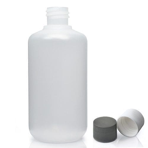 125ml Squeezable Plastic Bottle & Cap