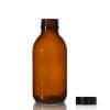 150ml Amber Glass Syrup Bottle & Polycone Cap