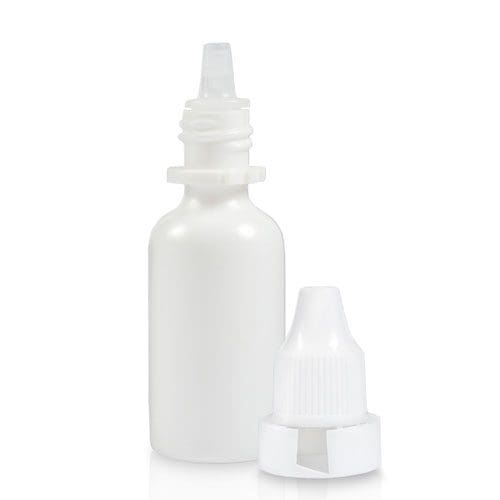 15ml White Plastic Dropper Bottle Ampulla Ltd 0161 367 1414