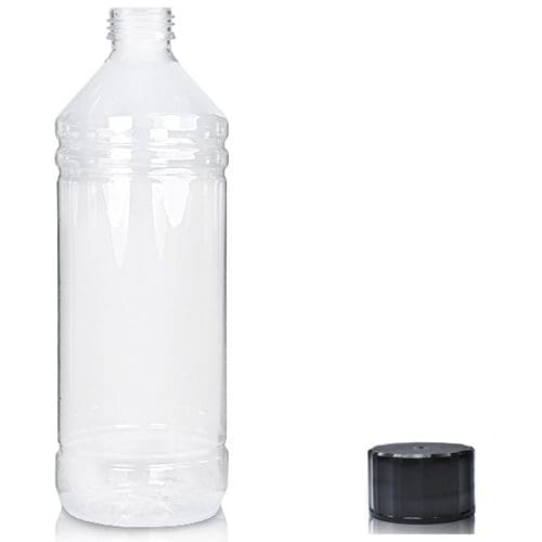 1L Clear PET bottle w bsc