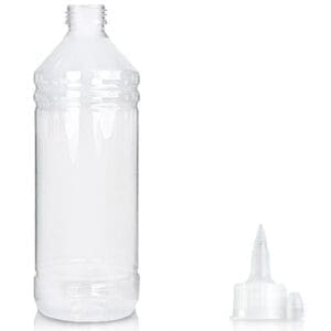 1l PET Bottle With Spout Cap