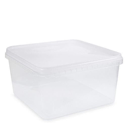 Square plastic storage boxes hotsell