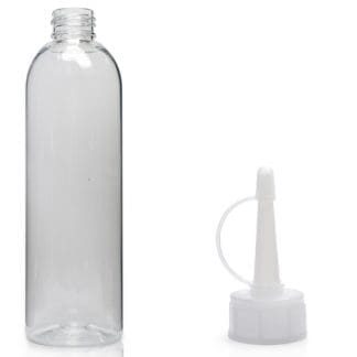 250ML clear PET bottle with sPOUT