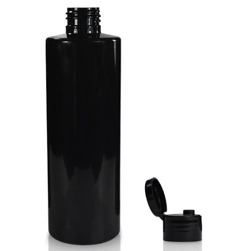 Black Plastic Bottle
