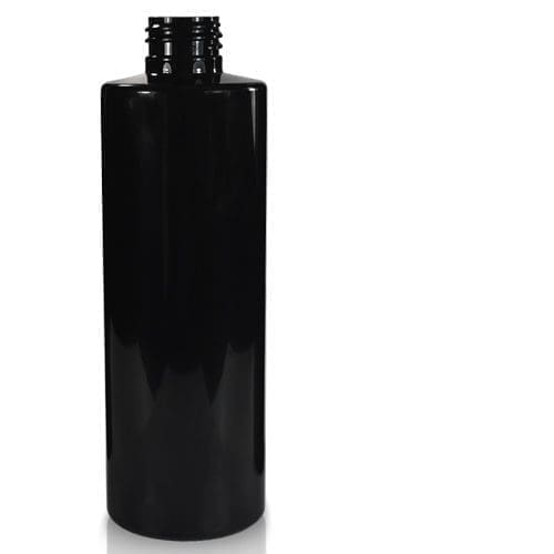 250ml Black Plastic Bottle
