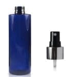 250ml Cobalt Blue PET Plastic Bottle With Spray