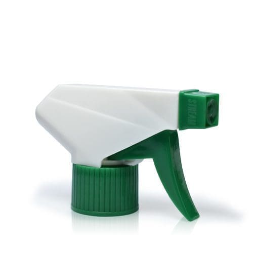 28mm White & Green Plastic Trigger Spray