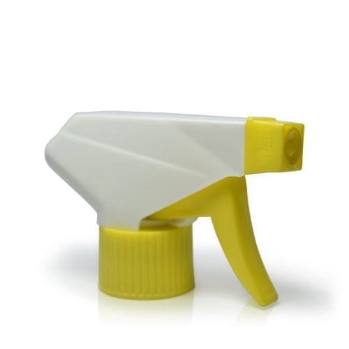28mm White & Yellow Plastic Trigger Spray