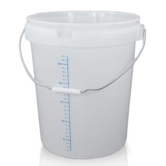 30 Litre Natural Plastic Fermentation Bucket And Lid