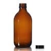 300ml Amber Glass Syrup Bottle & Polycone Cap