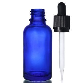 30ml Blue Dropper Bottle With Child Resistant Pipette