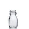 30ml Clear Glass Syrup Bottle