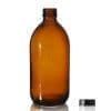 500ml Amber Glass Syrup Bottle & PP Screw Cap