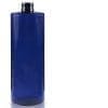 500ml Cobalt Blue PET Plastic Bottle & Silver Disc Top - Ampulla Ltd