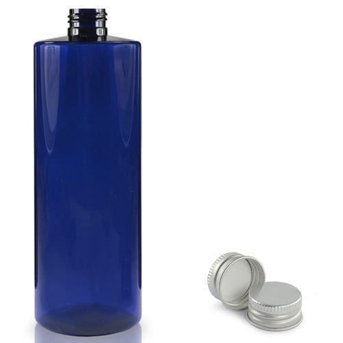 500ml Cobalt Blue PET Plastic Bottle & Aluminium Cap