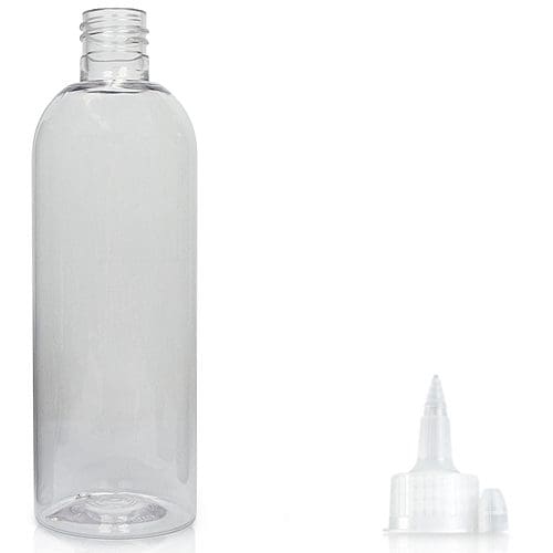 500ml Boston Clear PET Bottle With Spout Cap