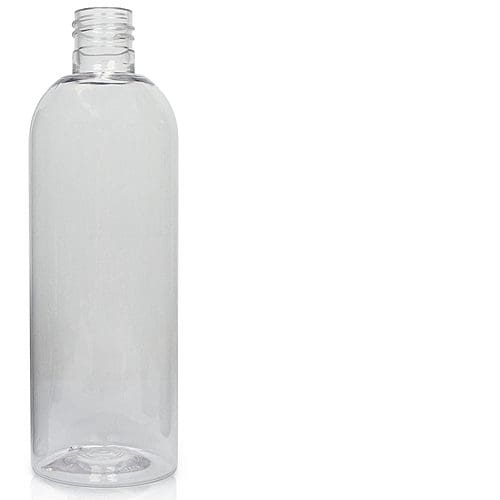 500ml Tall Boston Clear PET Bottle