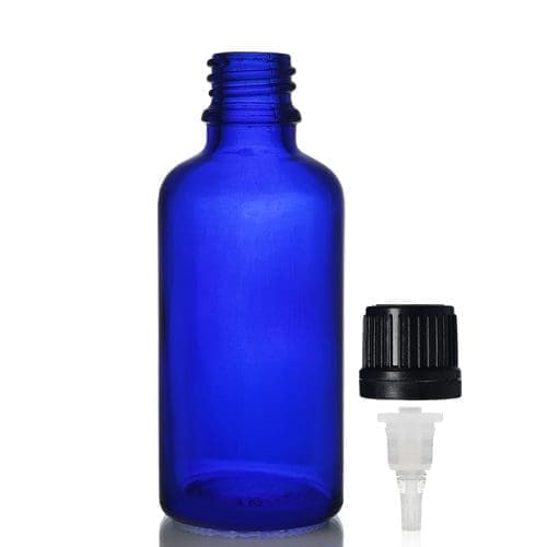 50ml Blue Dropper Bottle With Dropper Cap