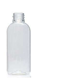 100ml Clear Oval Bottle