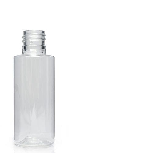 50ml Clear PET Plastic Tubular Bottle