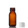 60ml Amber Glass Syrup Bottle & Medilock Cap