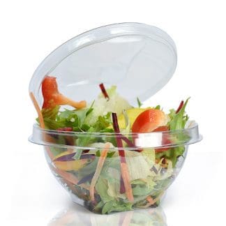 small plastic salad bowls