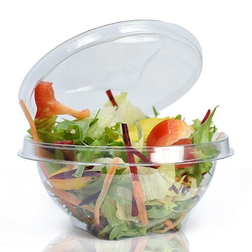 375cc Clear Salad Bowl With Lid