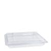 500cc Clear Food Tray with Hinged Lid