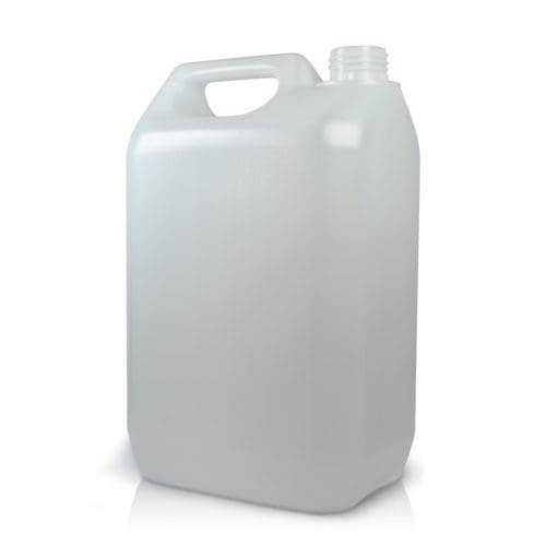 5 Litre Natural Plastic Jerry Can - Ampulla Ltd - 0161 367 1414