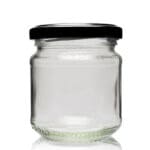 Clear Glass Honey Jar With Lid