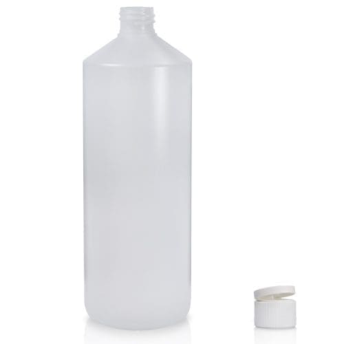 1000ml HDPE plastic bottle with cap