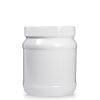1000ml White Plastic Jar With Induction Heat Seal Lid
