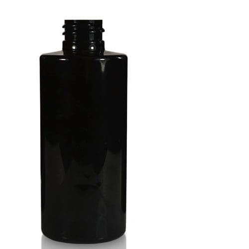 100ml Black Plastic Bottle