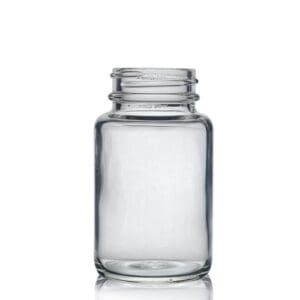 100ml Clear Glass Pharmapac Jar