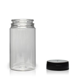 100ml Plastic Pill Jar With Snap-Hinged Cap