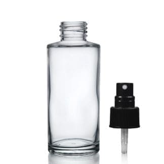 100ml Clear Glass Simplicity Bottle & Atomiser Cap