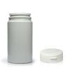 100ml White Plastic Pill Jar With Snap-Hinged Cap
