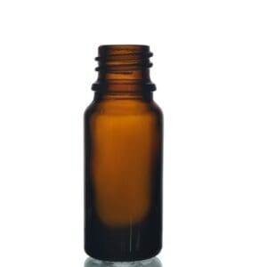 10ml Amber Glass Dropper Bottle w No Cap