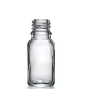 10ml Clear Glass Dropper Bottle w No Cap