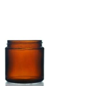 120ml Amber Glass Cosmetic Jar