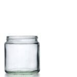 120ml Clear Glass Ointment Jar w No Cap