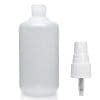 125ml Natural LDPE Round Bottle & Atomiser Spray