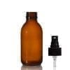 150ml Amber Glass Syrup Bottle & Atomiser Spray